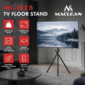 Uchwyt podłogowy do TV stojak Maclean MC-182 B, 37-80", max. VESA 600x400, max. 60kg