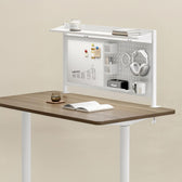 Przegroda biurkowa / organizer Ergo Office ER-301 W, max. obciążenie 10kg, biała tablica, szerokość 1116mm, biała