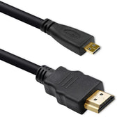 Kabel Qoltec HDMI v1.4 | Micro HDMI | High speed | 4K | 30Hz | GOLD | 3m