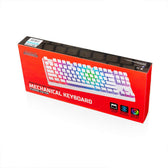 Klawiatura przewodowa Modecom Volcano LANPARTY RGB Gaming mechaniczna (Przełącznik BROWN OUTEMU) Pudding Edition