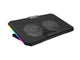 Podstawka chłodząca pod laptopa Fury Gunbai G3 14.1-17.3" z 2 wentylatorami, podświetlenie RGB, 2 USB