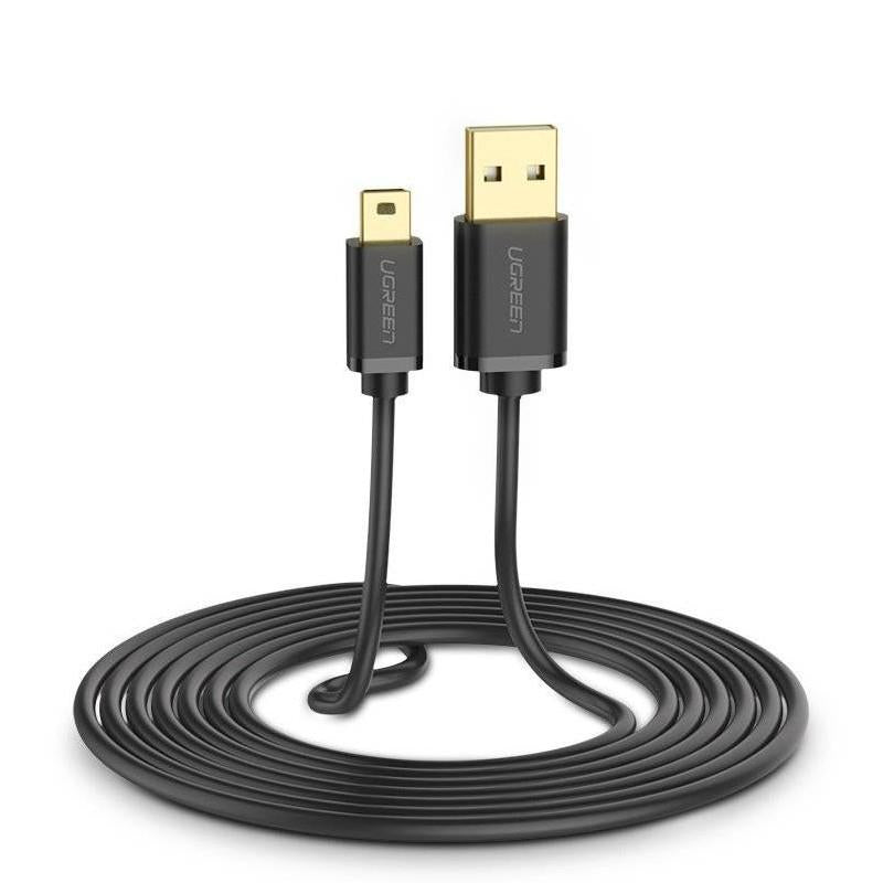 Kabel USB - mini USB Ugreen US132 10386 480 Mbps 3m - czarny