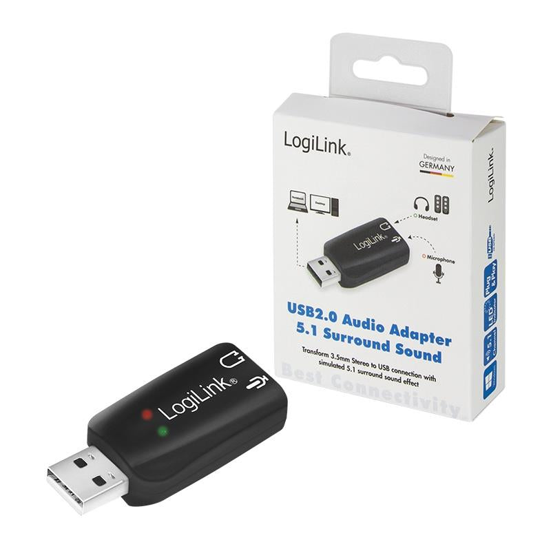 Karta dźwiękowa USB Logilink UA0053 zewnętrzna