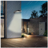 Lampa uliczna solarna LED Maclean MCE446 z czujnikiem ruchu i pilotem IP54, 4W, 400lm, 6500K, Li-ion 1200 mAh, 3 tryby pracy