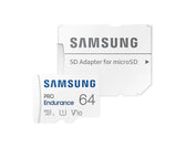 Karta pamięci Samsung PRO Endurance microSDXC 64GB (100/40 MB/s) + adapter