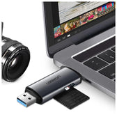 Czytnik kart Ugreen CM185 USB 3.0 + USB-C SD i microSD