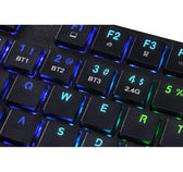 Klawiatura bezprzewodowa Defender CLEIKOS GK-135 mechaniczna bluetooth + 2.4 GHz + kabel Gaming RGB outemu