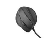 Mysz przewodowa Natec Crake 2 PRO 12800dpi wertykalna programowalna optyczna czarna