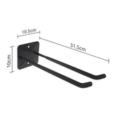 Uchwyt wieszak Maclean MC-436, komplet 2 szt, na narzędzia, koła, drabinę, rower, stalowy, max. obciążenie 70kg/1 uchwyt