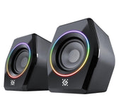 Głośniki Defender SOLAR 9 2.0 10W Bluetooth USB podświetlenie RGB
