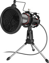 Mikrofon przewodowy Defender FORTE GMC 300 ze statywem STREAM strumieniowy
