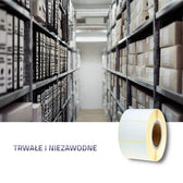 Etykiety termotransferowe Qoltec 50x30mm | 1000szt.