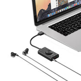 Karta dźwiękowa Orico SC2-BK-BP zewnętrzna, USB-A, 3 porty mini jack