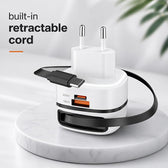 Ładowarka sieciowa Qoltec GaN 65W | USB-C PD PPS | 5-20V | 3-3.25A
