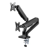 Uchwyt biurkowy 2xLCD/LED Techly 17"-32" 2x(2-9kg) Amortyzator gazowy