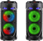 Głośnik Defender CRASHBOOM Bluetooth 16W MP3/FM/SD/USB/AUX/TWS/LED/MIC/LCD KARAOKE czarny + mikrofon + pilot