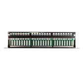Patch panel 19'' Netrack 24-porty kat. 6 FTP, 0,5U z półką