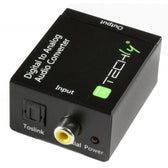 Adapter Techly RCA L/R IDATA SPDIF-3 Audio SPDIF Toslink Coaxial RCA na Analog