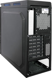 Obudowa Midi Gamer ATX Akyga AKY014BK 1xUSB3.0 2xUSB2.0 okno plexi czarna bez zasilacza