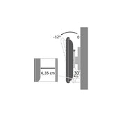 Uchwyt ścienny Techly 19"-37", 25kg obrotowy
