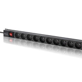 Listwa zasilająca Qoltec PDU do RACK | 16A | 16 x FRENCH | Pionowa | 1.8m