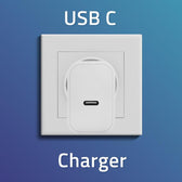Ładowarka sieciowa Qoltec Super Quick PD | USB-C | 20W | 5-12V | 1.67-3A | Biała