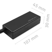 Zasilacz sieciowy Qoltec specjalizowany do Dell 65W | Smart Plug | 3 wtyczki | +kabel zasilający