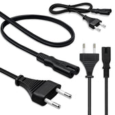 Kabel zasilający Qoltec IEC C7 | CEE 7/16 | 2*0.75mm2 | 1m