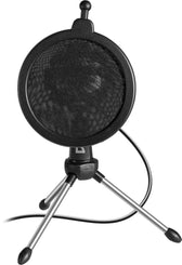 Mikrofon przewodowy Defender FORTE GMC 300 ze statywem STREAM strumieniowy