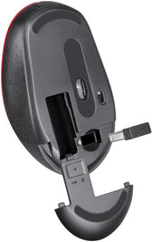 Mysz bezprzewodowa Defender AURIS MB-027 optyczna bezklikowa silent 1600dpi czerwona
