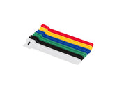 Organizer kabli Lanberg rzep 12mm x 15cm multikolor 12 sztuk