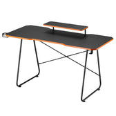Biurko gamingowe z półką na monitor NanoRS RS170, 50kg max, wysokość 850mm, czarne