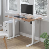 Biurko elektryczne regulacja wys. Ergo Office ER-403W, max wys 123cm, max 70 kg, bez blatu do pracy stojąco siedzącej, białe