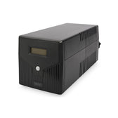 Zasilacz awaryjny UPS DIGITUS Line-Ineractive LCD 1000VA/600W, 2x12V/7Ah, AVR, 4x Schuko CEE 7/3, 2x RJ11, 1x USB 2.0 typ B