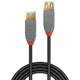 Przedłużacz USB 3.1 LINDY  Gen1  Extension A/A, Anthra 2m Black