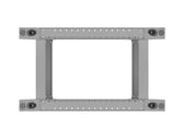 Stojak Open Rack 19" Lanberg 42U 600x800 Szary