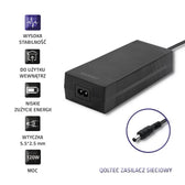 Zasilacz sieciowy Qoltec desktopowy 72W | 24V | 3A | 5.5*2.5 | + kabel zasilający