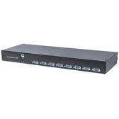 Przełącznik KVM Intellinet 8-portowy VGA/USB/PS2, modułowy