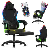 Fotel gamingowy Huzaro Force 3.7 RGB Black