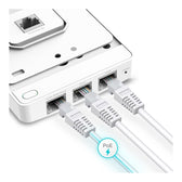 Access Point TP-Link EAP615-Wall AX1800 Wi-Fi 6, 3xLAN 1GbE, PoE, Ścienny