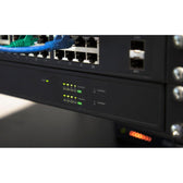 Switch zarządzalny Intellinet 8x 10/100/1000 Mbps RJ45 PoE+, 2x SFP, seria AV Rack 19"