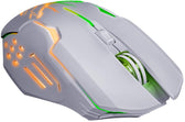 Mysz bezprzewodowa Defender KATANA GM-511 optyczna 3200dpi biała RGB AKUMULATOR 7 przycisków Gaming bezklikowa silent