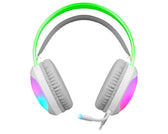 Słuchawki z mikrofonem Defender ECLIPSE RGB USB białe + GRA