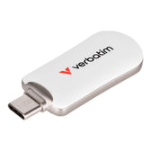 Pendrive Verbatim Plectra 512GB USB-C 3.0 White