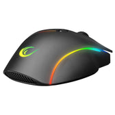 Mysz przewodowa Rampage SMX-G39 Comfort gamingowa, programowalna 12800 DPI RGB, czarna