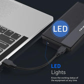 Obudowa/kieszeń Qoltec na dysk SSD HDD 2.5" | SATA | USB 3.0 | Super speed 5Gb/s | 2TB | Czarny