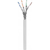 Kabel instalacyjny Techly skrętka Cat6a S/FTP linka, PIMF, 100% Miedź 305m szary