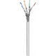 Kabel instalacyjny Techly skrętka Cat6a S/FTP linka, PIMF, 100% Miedź 305m szary