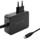 Ładowarka sieciowa Qoltec GaN POWER PRO | 1xUSB-C | 100W | 5-20V | 3-5A | Czarna