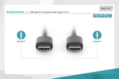 Kabel USB 2.0 DIGITUS HighSpeed Typ USB C/USB C M/M czarny 1,8m